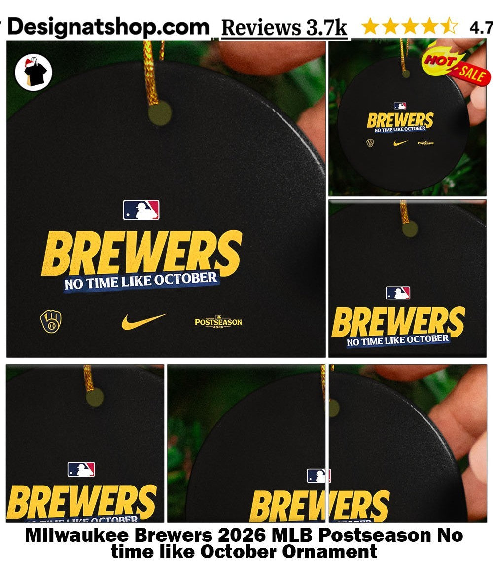 Milwaukee Brewers 2026 MLB Postseason No time like October shirt