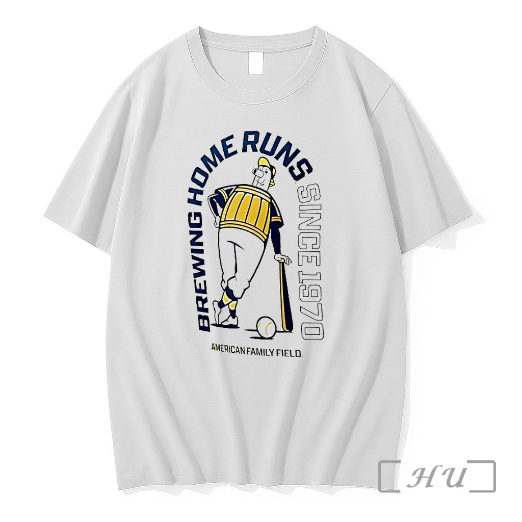 Milwaukee Brewers Brewing Home Runs American Family Field Since 1970 Tshirts Sweater