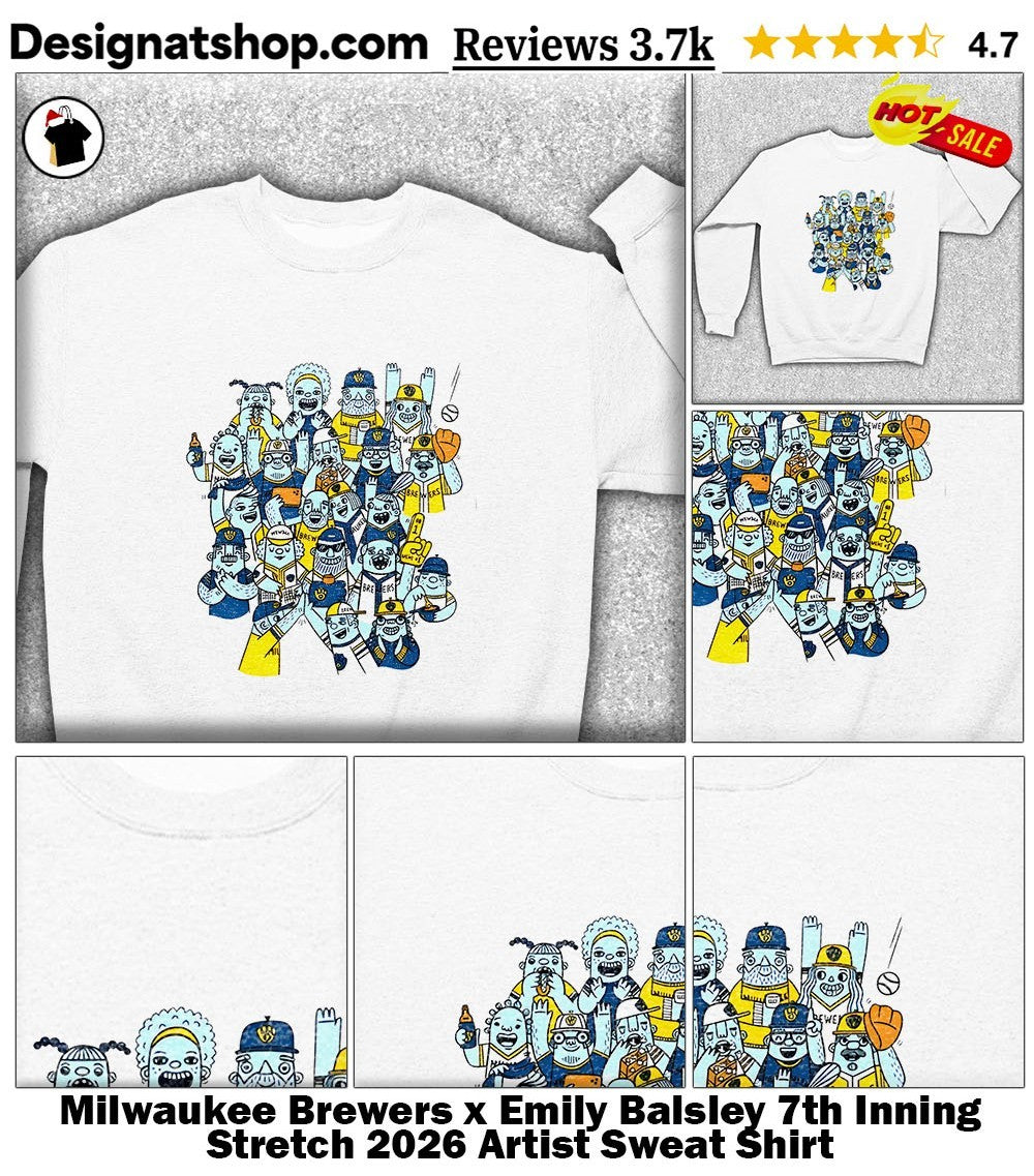 Milwaukee Brewers x Emily Balsley 7th Inning Stretch 2026 Artist shirt