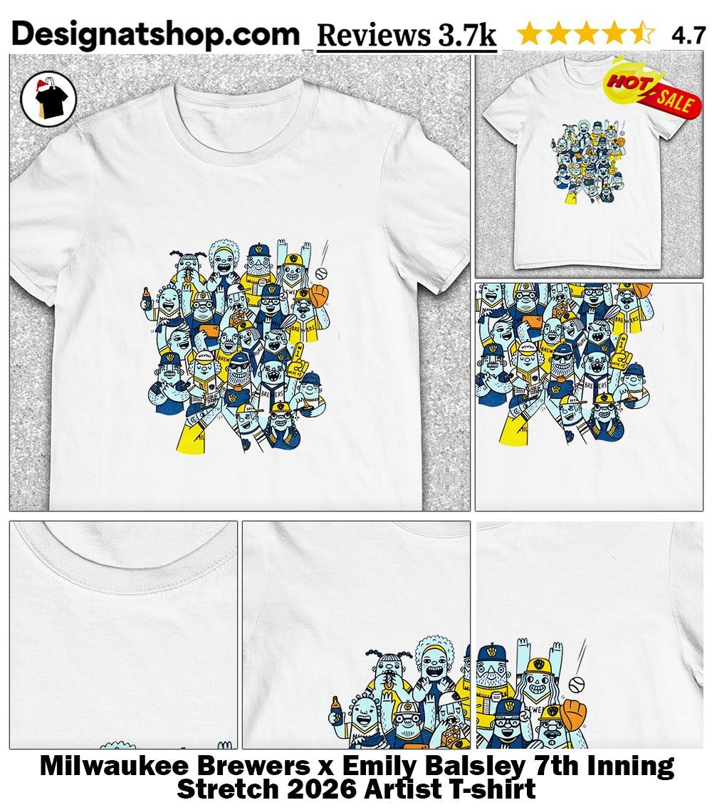 Milwaukee Brewers x Emily Balsley 7th Inning Stretch 2026 Artist shirt