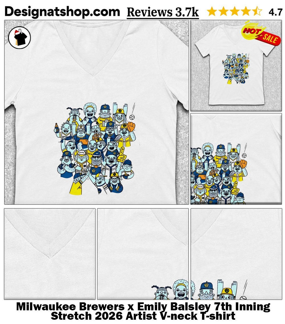 Milwaukee Brewers x Emily Balsley 7th Inning Stretch 2026 Artist shirt