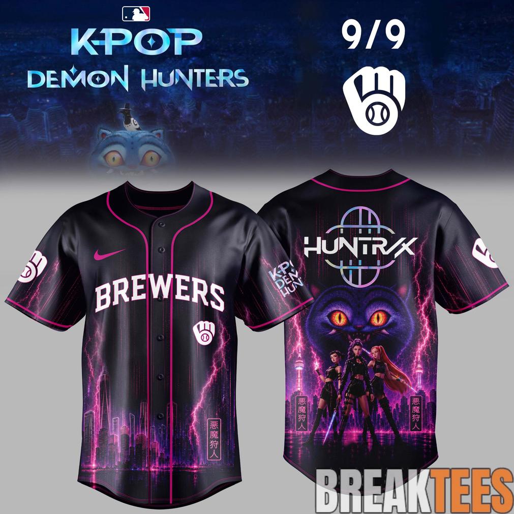Milwaukee Brewers x KPop Demon Hunters Night 2026 Baseball Jersey