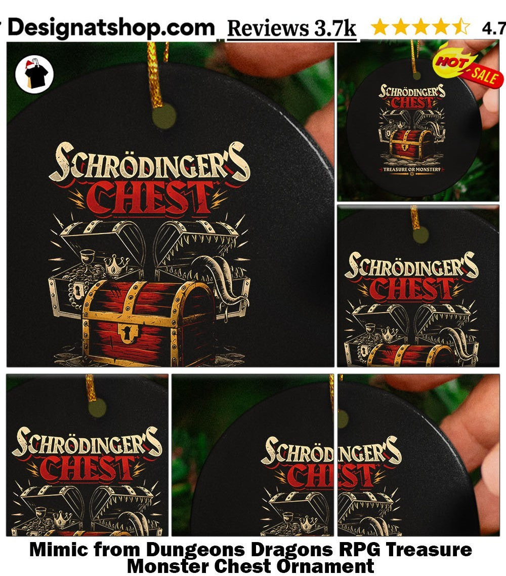 Mimic from Dungeons Dragons RPG Treasure Monster Chest shirt