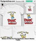 Minion CI Flirt for Fun but Panic when it Works shirt