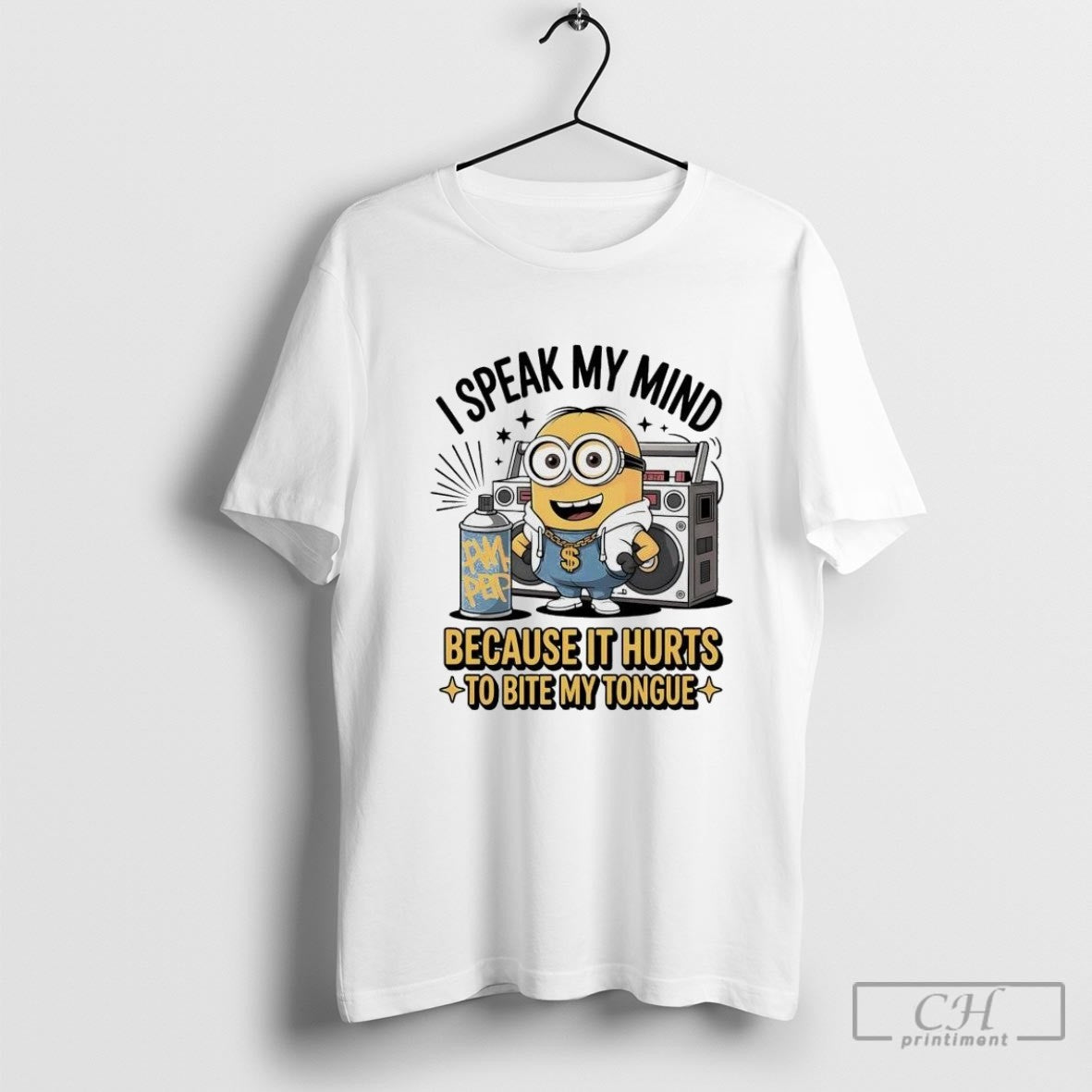 Minion I Speak My Mind Because It Hurts To Bite My Tongue Shirt Sweater