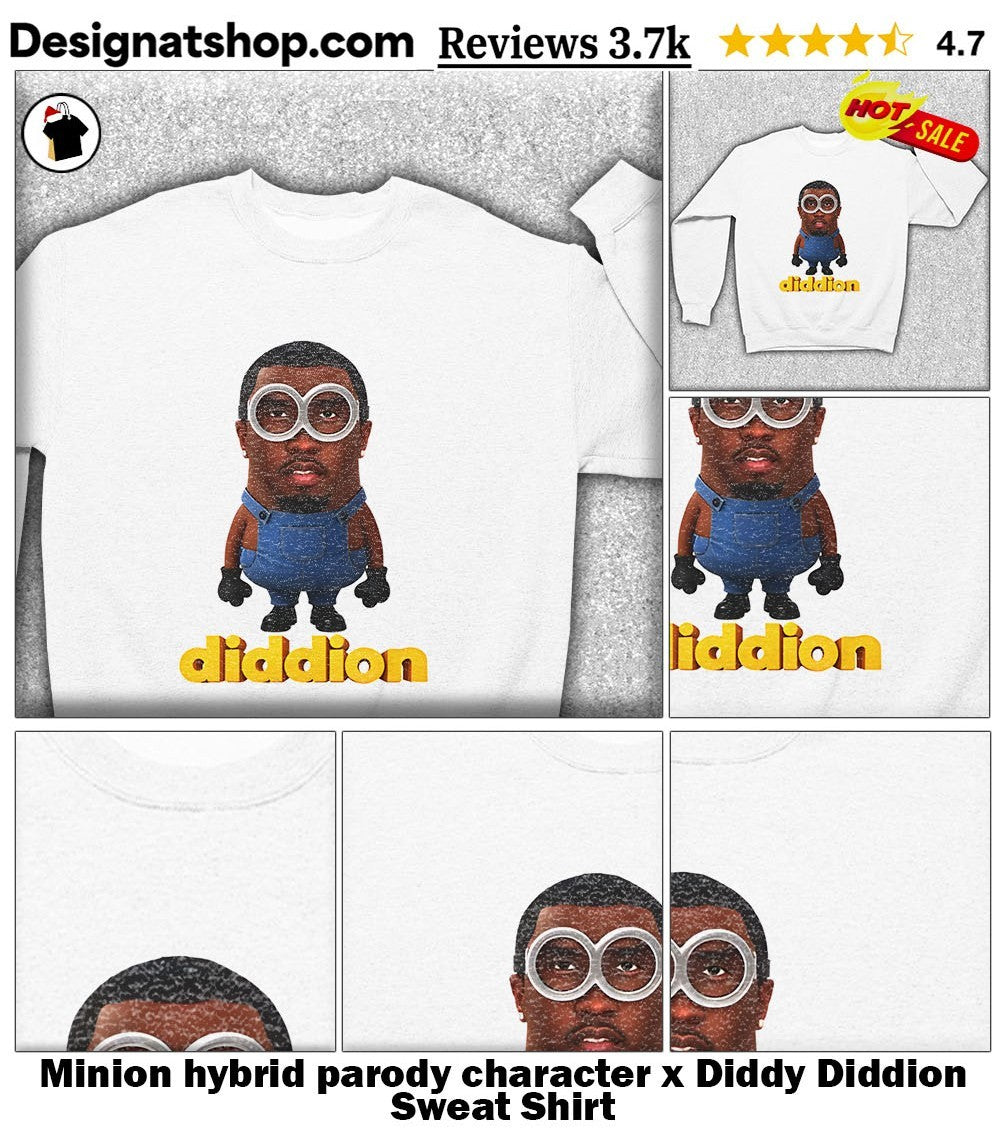 Minion hybrid parody character x Diddy Diddion shirt