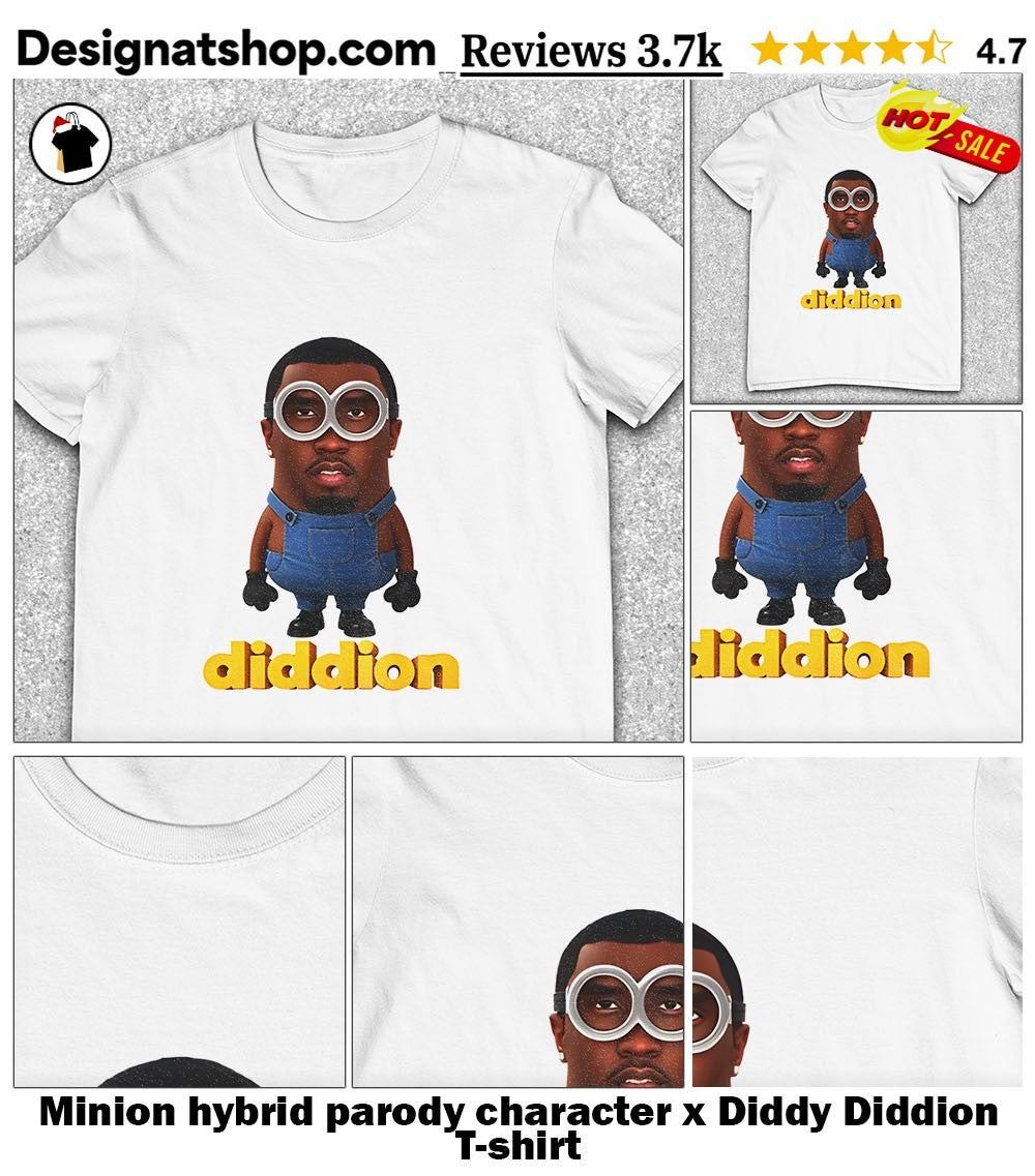 Minion hybrid parody character x Diddy Diddion shirt