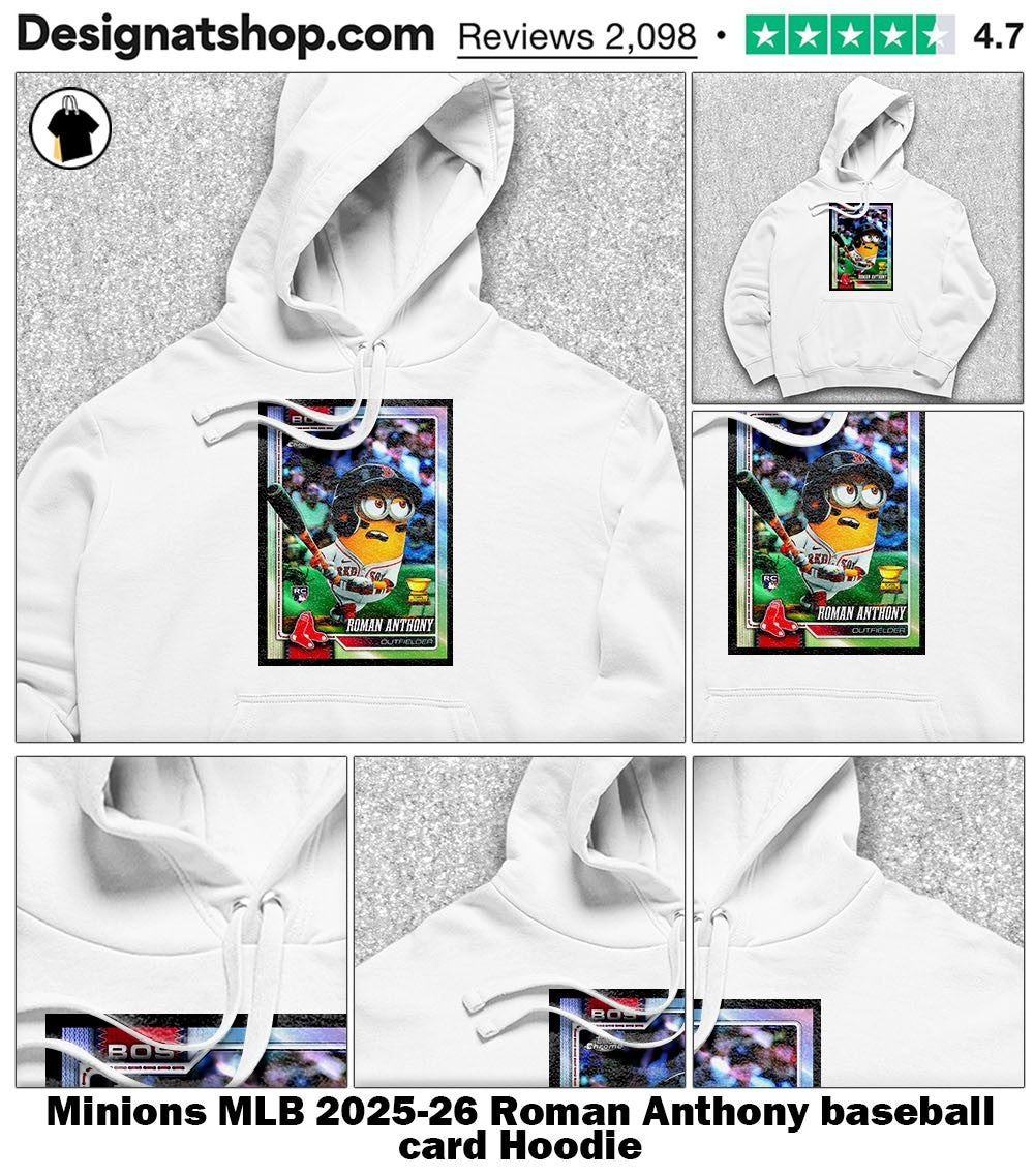 Minions MLB 2025-26 Roman Anthony baseball card shirt