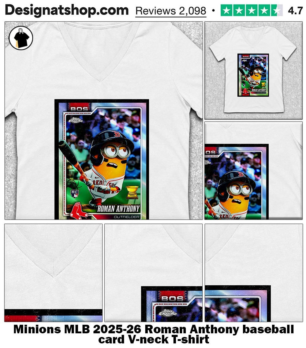 Minions MLB 2025-26 Roman Anthony baseball card shirt