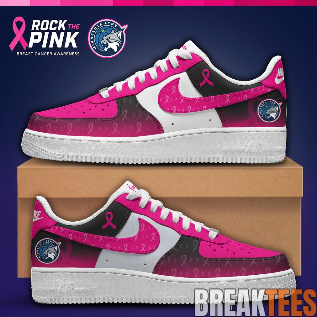 Minnesota Lynx x Rock The Pink Air Force 1 Custom For Fans