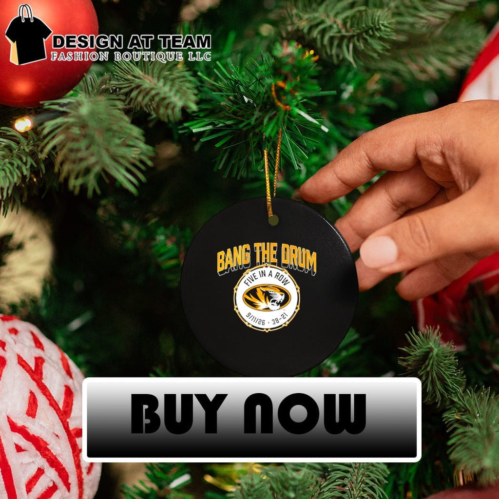 Missouri Football Bang The Drum Five in a row shirt