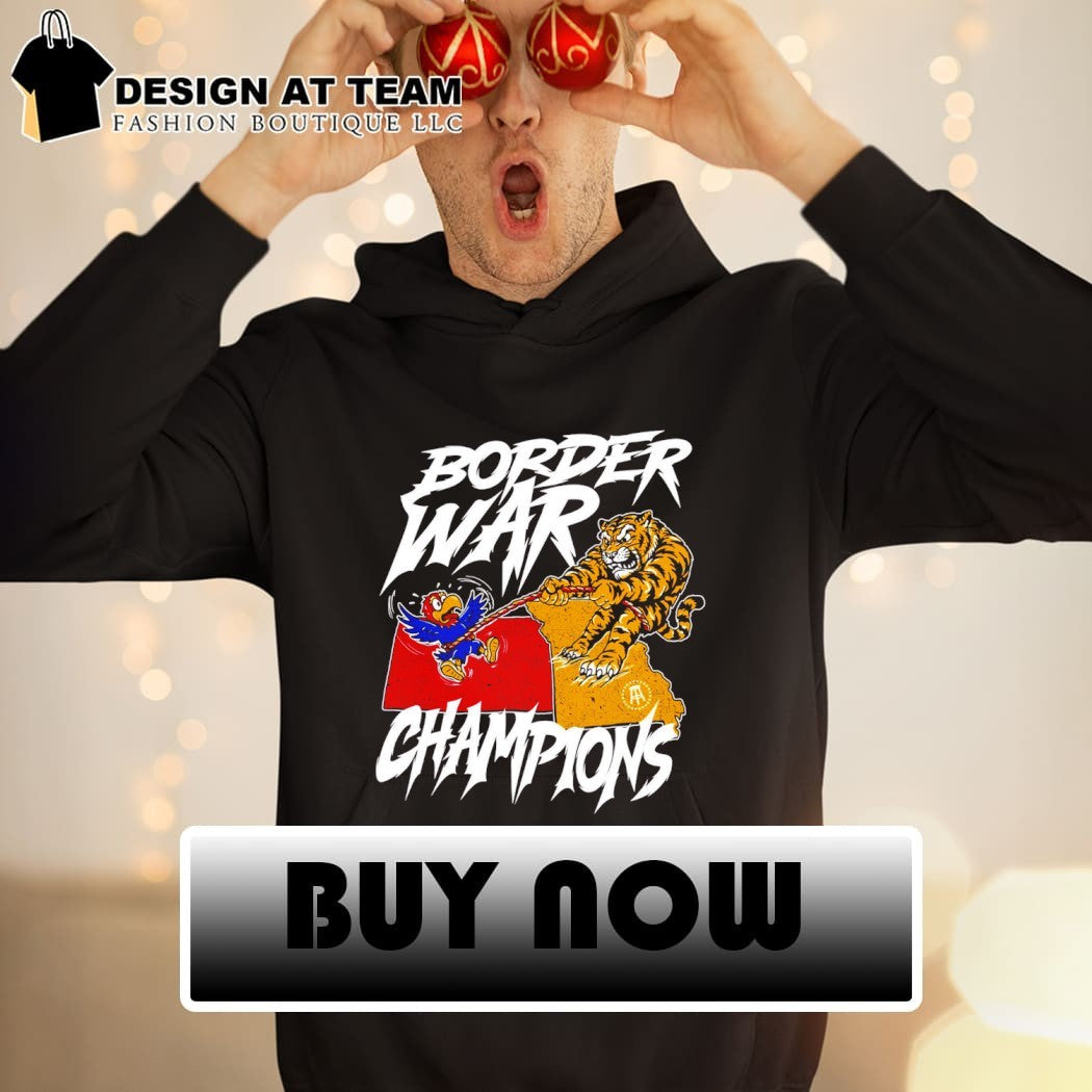 Missouri Tigers vs Kansas Jayhawks Border war Champions shirt