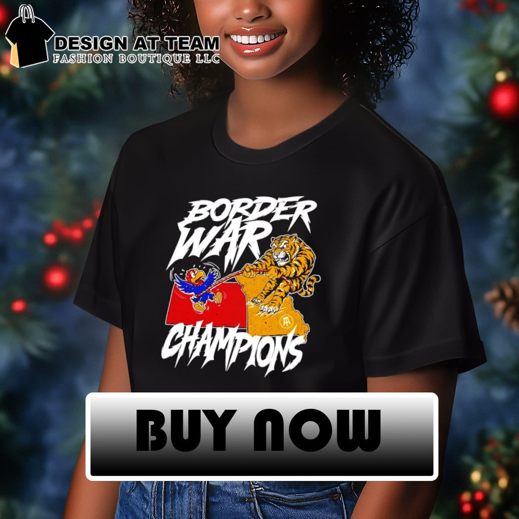 Missouri Tigers vs Kansas Jayhawks Border war Champions shirt