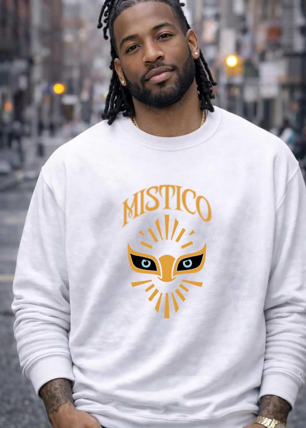 Mistico Luchador Eyes Staring Mask Lucha Libre Wrestling T-Shirt