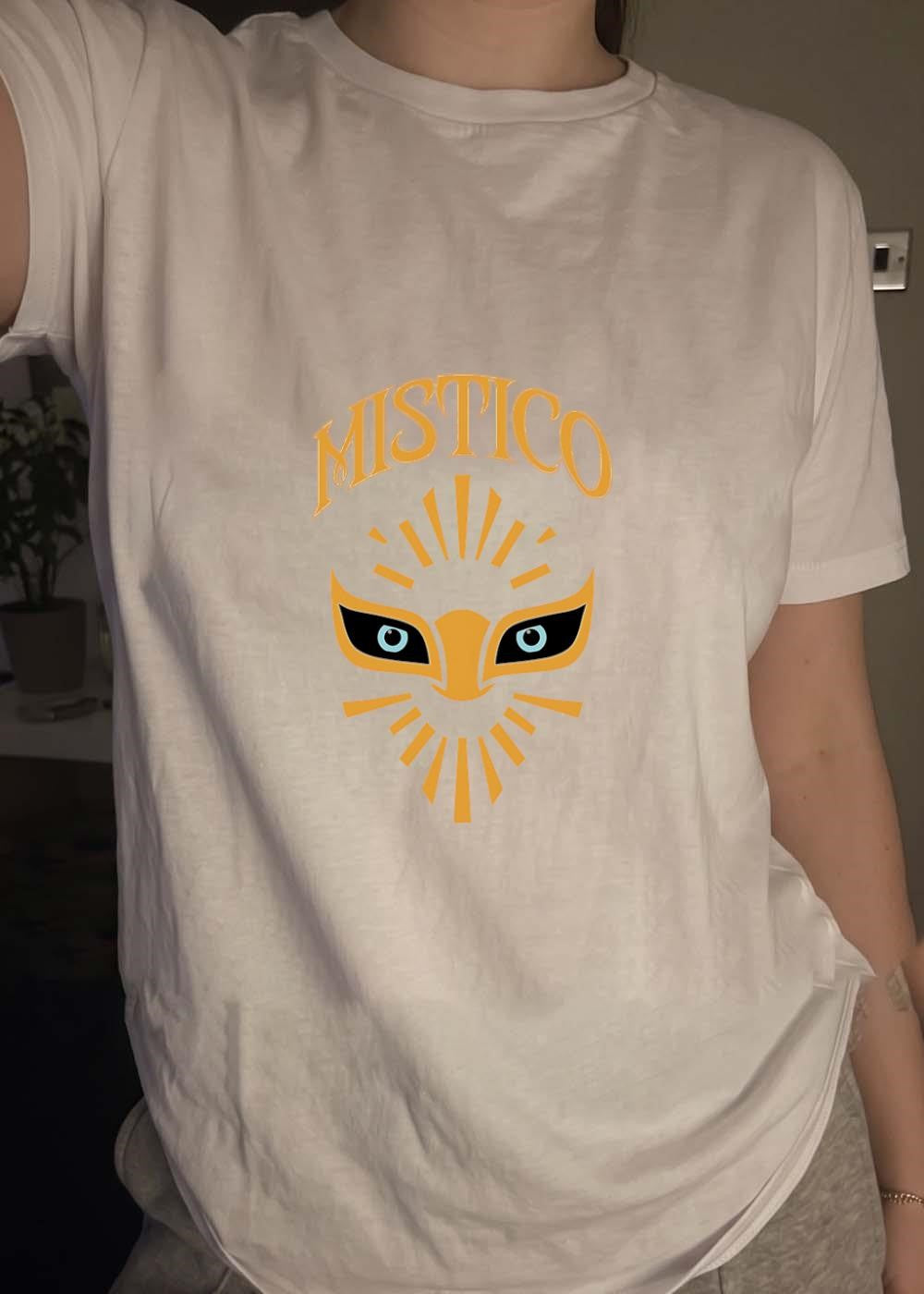 Mistico Luchador Eyes Staring Mask Lucha Libre Wrestling T-Shirt