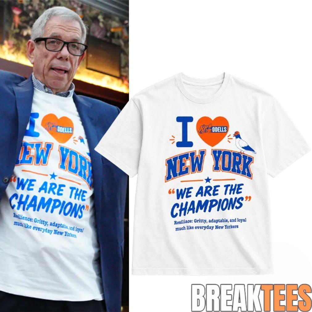 Mitchell Modell We Are The Champions Knicks Pigeon Shirt