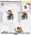 Mizzou Tigers Mascot Spanking Kansas Jayhawk shirt