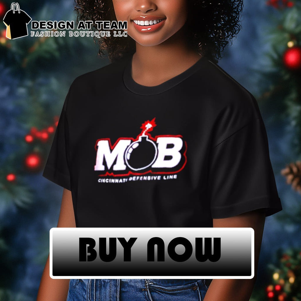Mob Cincinnati defensive line shirt