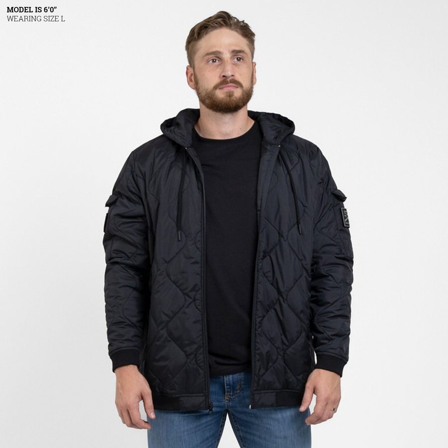 Tac Woobie Full-Zip Hoodie - Black
