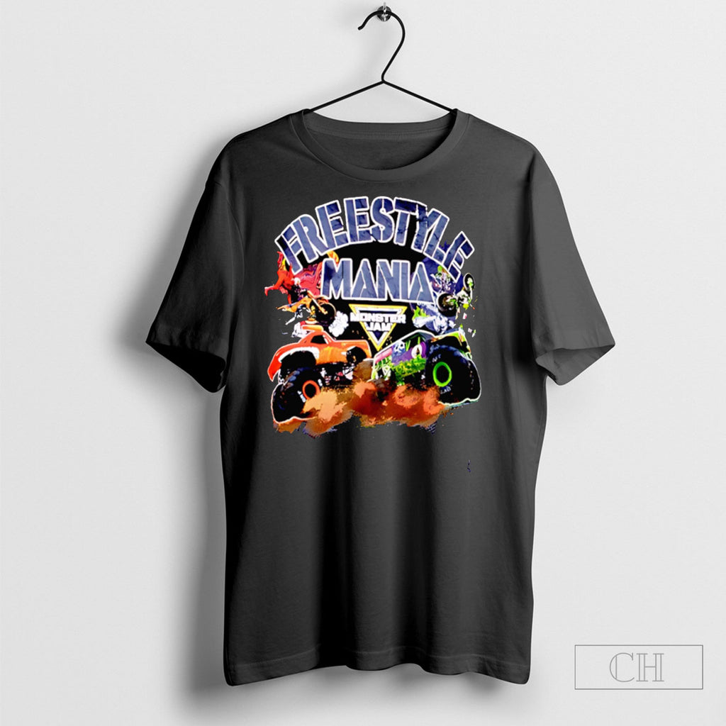 Monster Jam Freestyle Mania Shirt Hoodie Teee