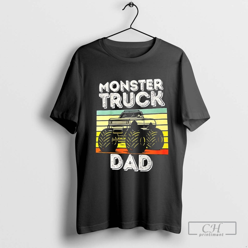 Monster Truck Dad Vintage T Shirt Sweater