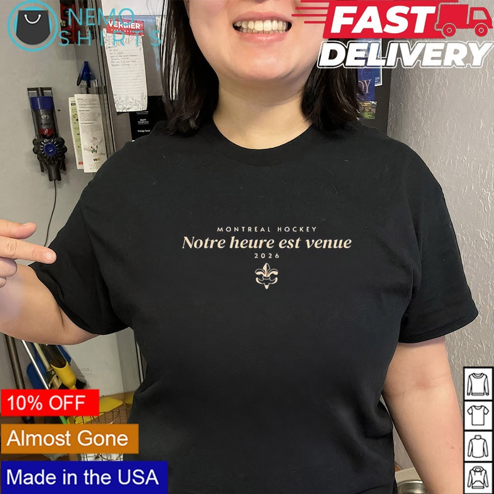 Montreal Victoire hockey notre heure est venue 2026 shirt