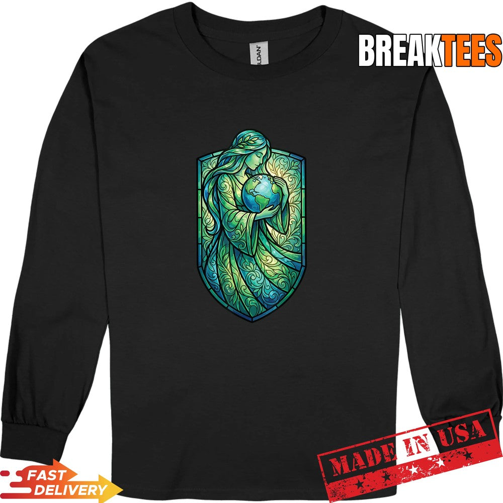 Mother Gaia Earth Day 2026 Environmental Plant Nature Lover Shirt