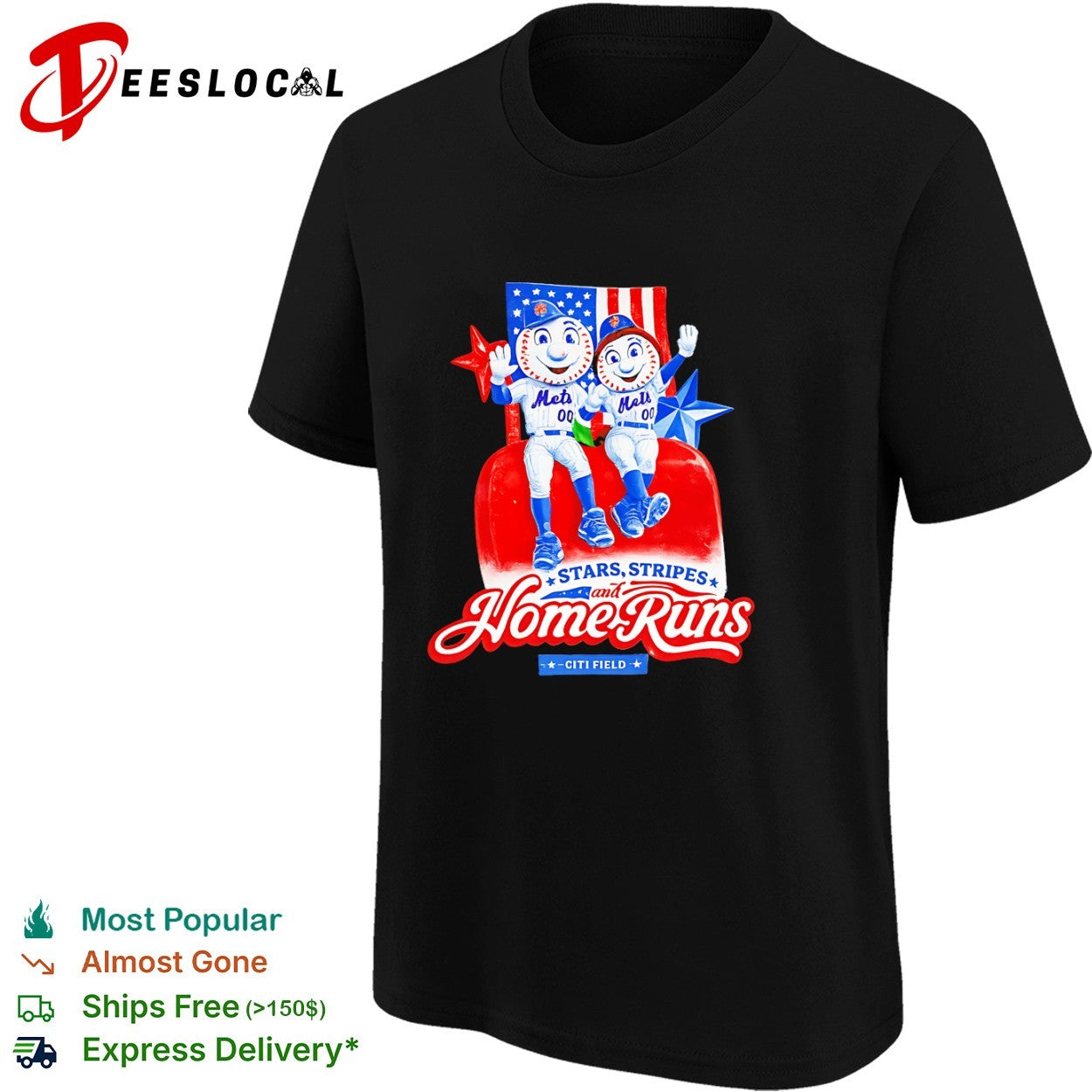 Mr Met and Mrs Met New York Mets Citi Field shirt