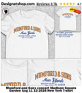 Mumford and Sons concert Madison Square Garden Aug 11 13 2026 New York shirt