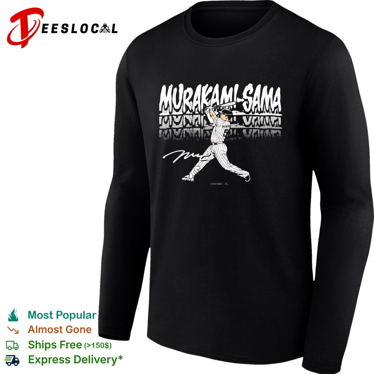 Munetaka Murakami Yakult Swallows Nippon Professional Chicago White Sox Baseball shirt