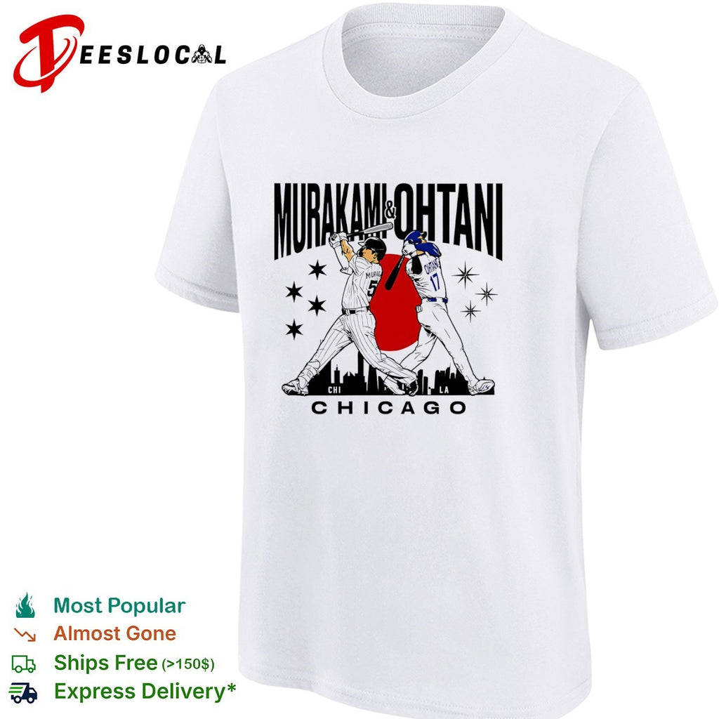 Murakami Chicago White Sox and Ohtani Los Angeles Dodgers MLB shirt