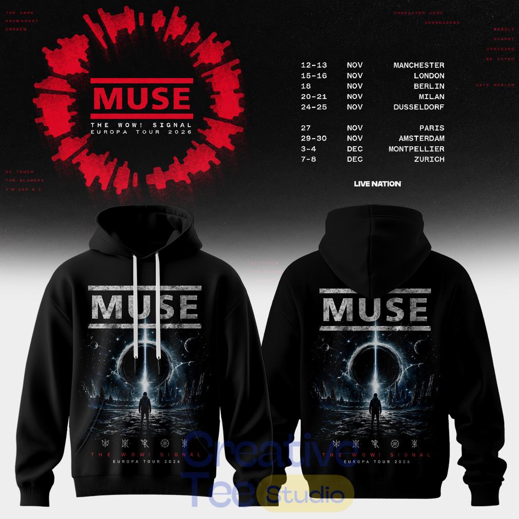 Muse – The Wow Signal Europa Tour 2026 Hoodie