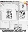 My Chemical Romance Skull Soldier Toy Dog Dagger Eye Tin Clown The Black Parade Shirt