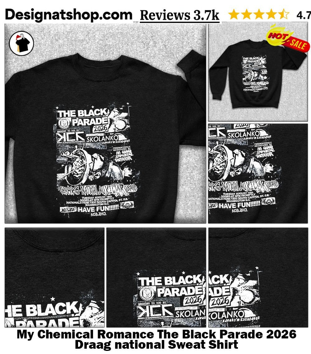 My Chemical Romance The Black Parade 2026 Draag national shirt