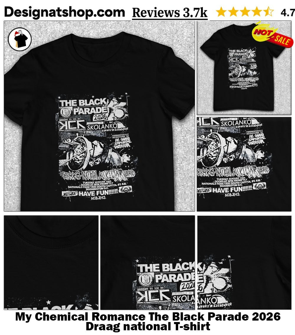 My Chemical Romance The Black Parade 2026 Draag national shirt