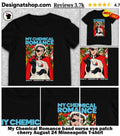 My Chemical Romance band nurse eye patch cherry August 24 Minneapolis shirt
