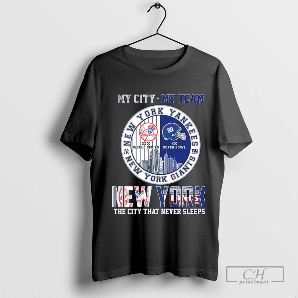 My City My Team New York The City That Never Sleeps T Shirt Sweater