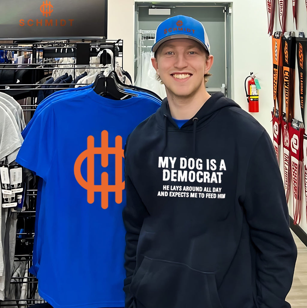 My Dog Is A Democrat He Lays Around All Day shirt