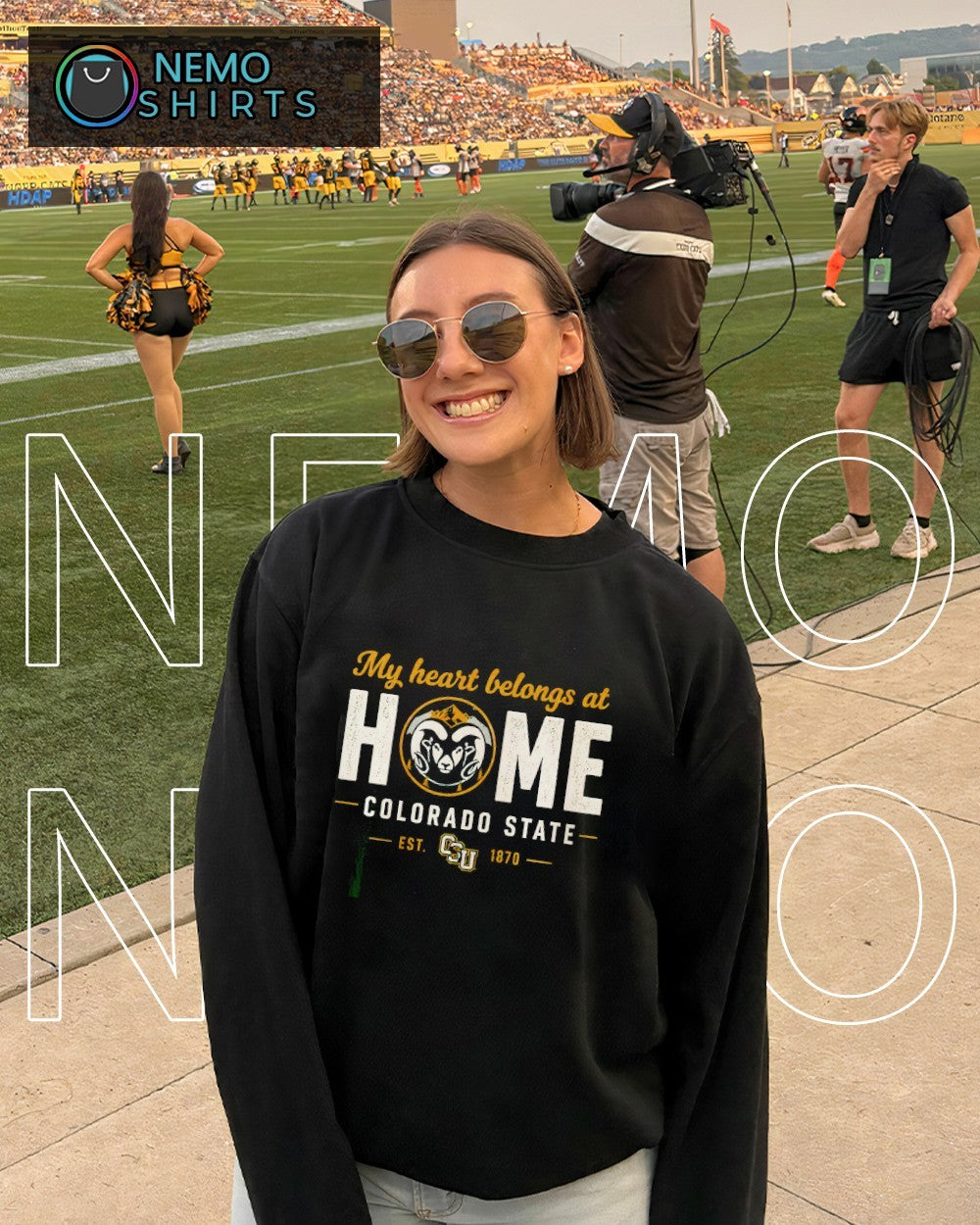 My heart belongs at home Colorado State Rams est 1870 shirt