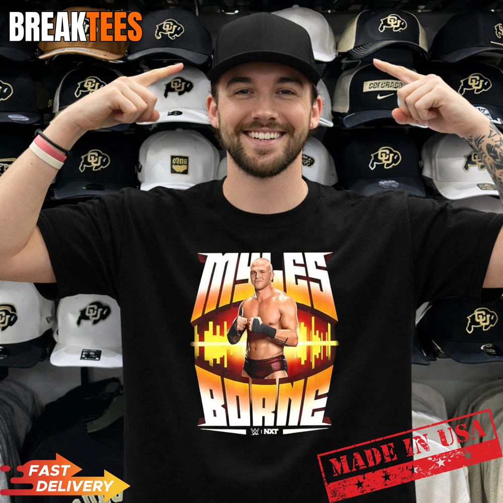 Myles Borne WWE NXT vibe waves T-shirt