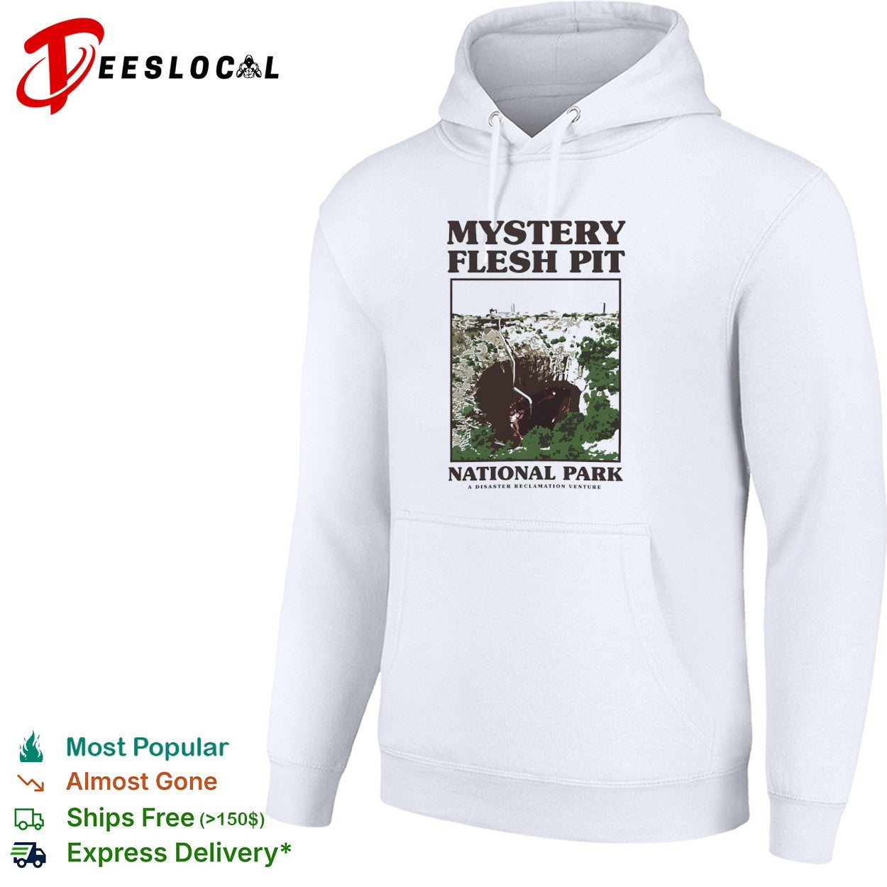Mystery Flesh Pit National Park a disaster reclamation venture pit shirt