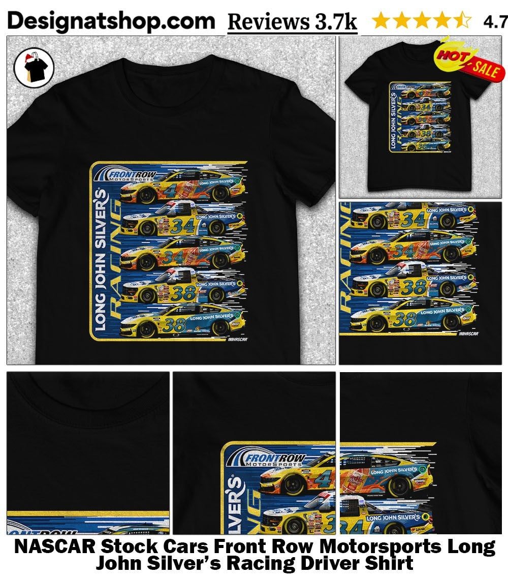 NASCAR Stock Cars Front Row Motorsports Long John Silver’s Racing Driver Shirt