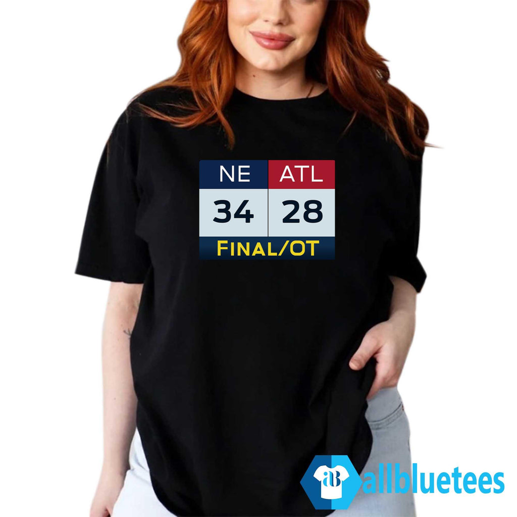 NE 34 ATL 28 Final Shirt