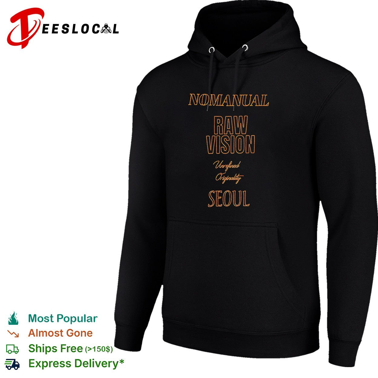 NOMANUAL raw vision unrefined originality Seoul shirt