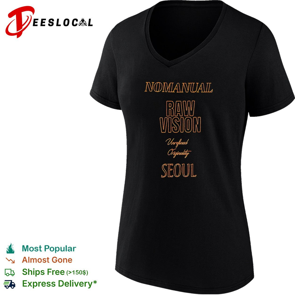 NOMANUAL raw vision unrefined originality Seoul shirt