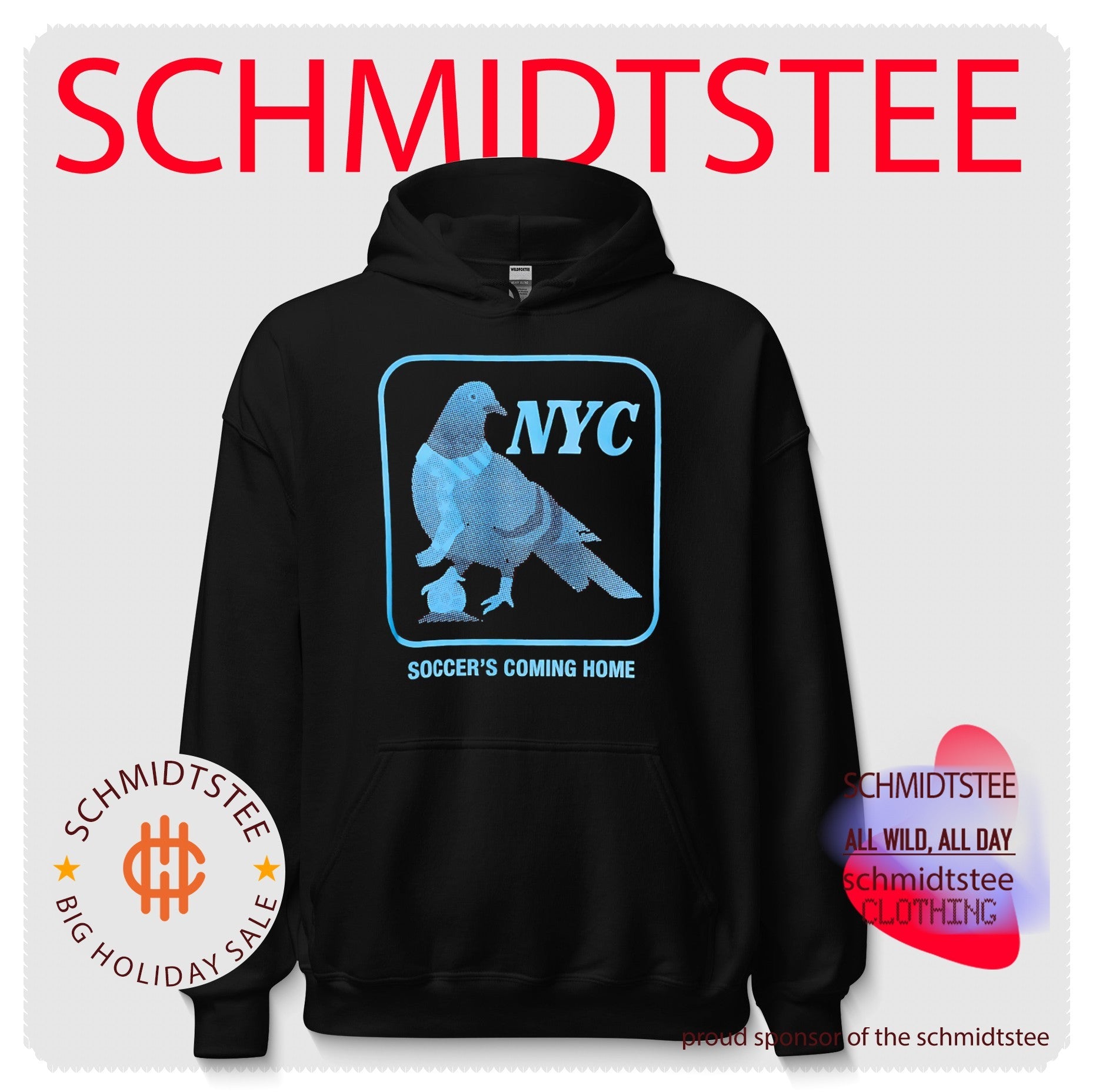NYC Soccer’s Coming Home Pigeon Road Trip shirt