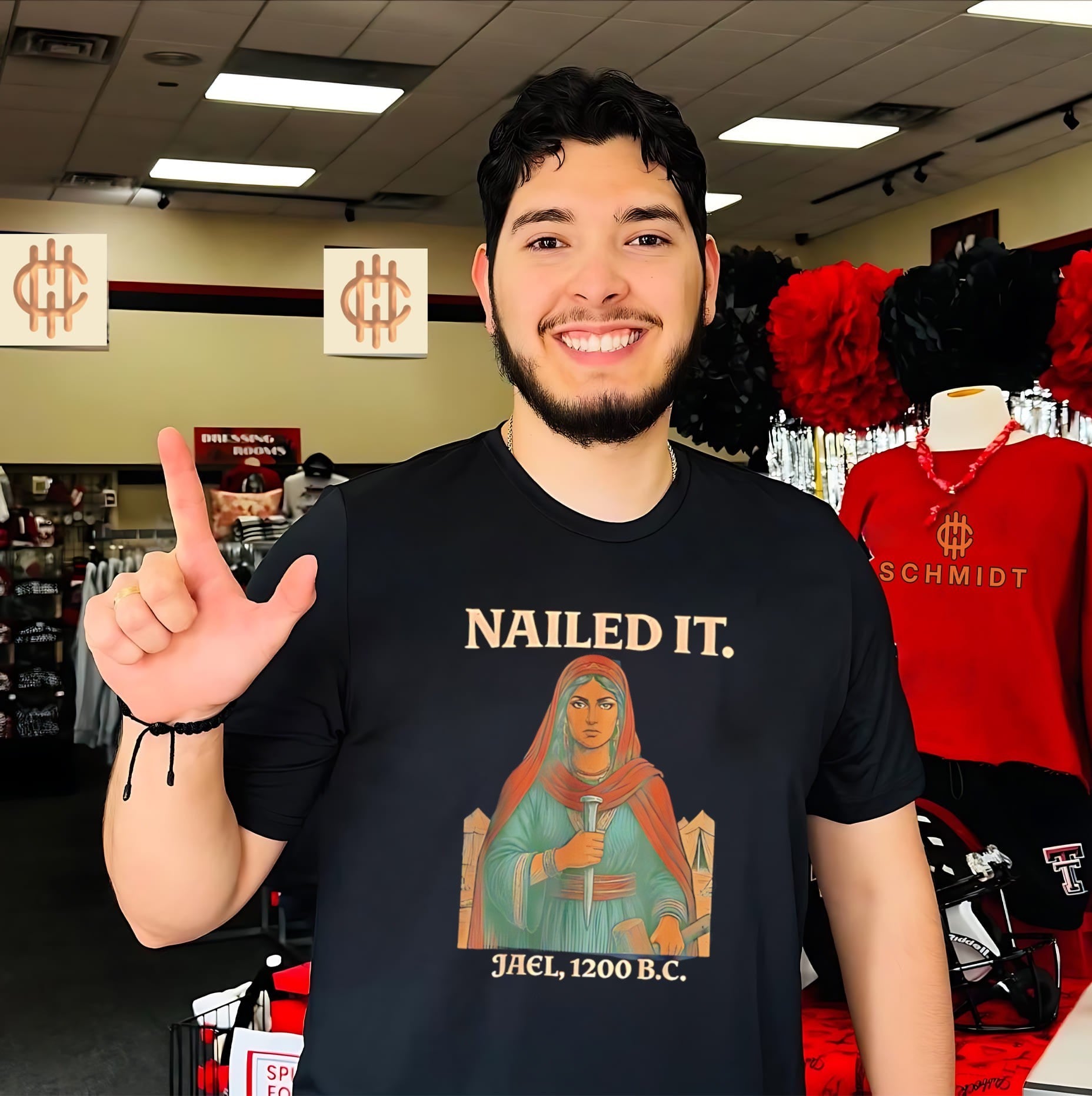 Nailed It Jael 1200 BC Biblical History shirt