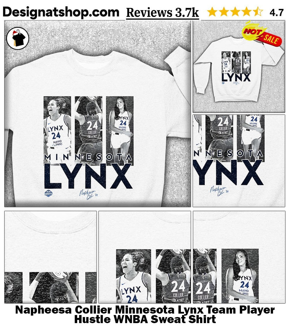 Napheesa Collier Minnesota Lynx Team Player Hustle WNBA shirt