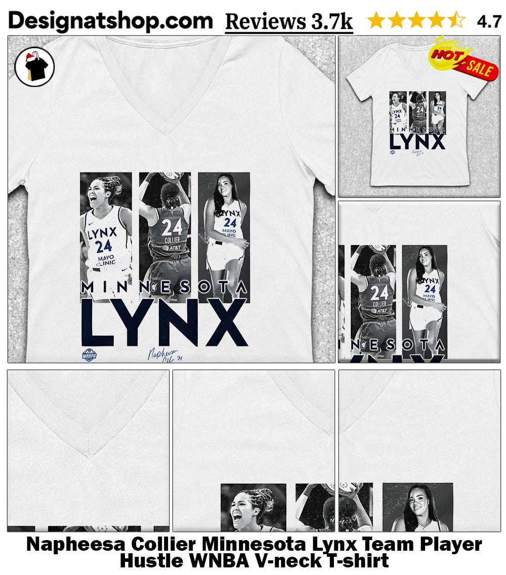 Napheesa Collier Minnesota Lynx Team Player Hustle WNBA shirt