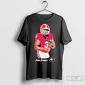 Nate Frazier Portrait Georgia Bulldogs Long Sleve T Shirt Jpg